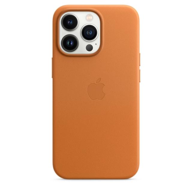Калъф Apple iPhone 13 Pro Leather Case with MagSafe - Golden Brown