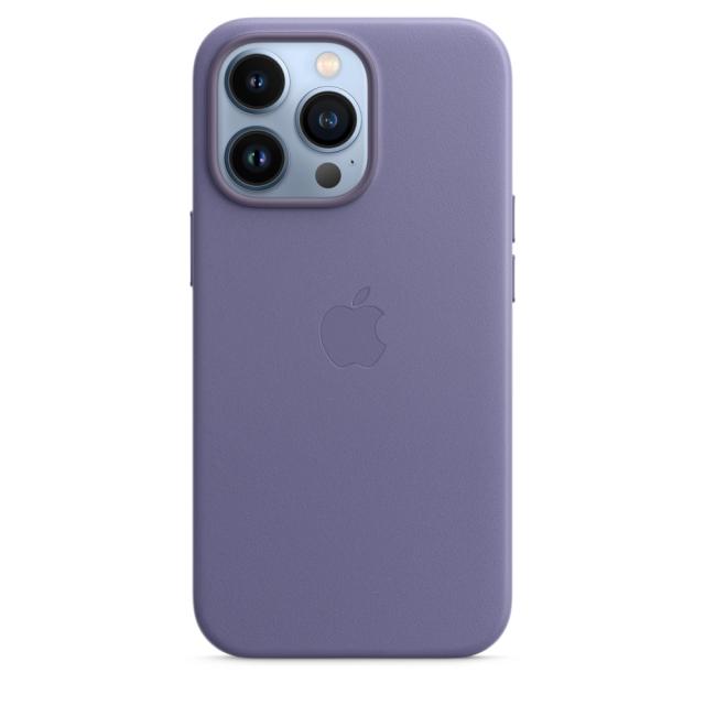 Калъф Apple iPhone 13 Pro Leather Case with MagSafe - Wisteria