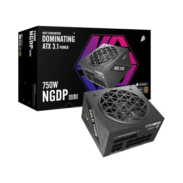 Захранване 1stPlayer NGDP750, 750W, Active PFC, ATX 3.1/PCI-E 5.1, 80 PLUS GOLD, Fully Modular