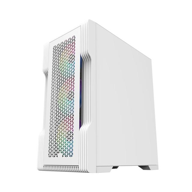 Кутия 1stPlayer TRILOBITE T3 Mesh White, Mini Tower, 2 x USB 3.0, 1 x USB 2.0, mATX, Mini-ITX