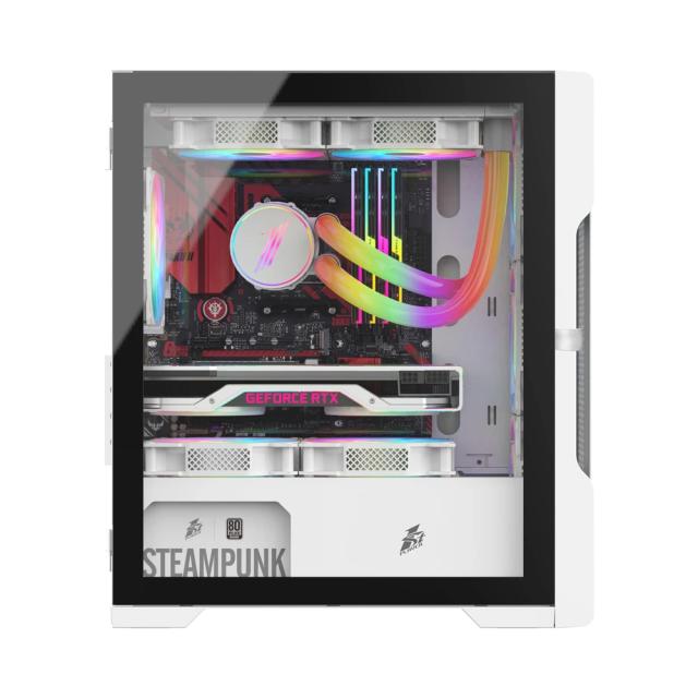 Кутия 1stPlayer TRILOBITE T3 Mesh White, Mini Tower, 2 x USB 3.0, 1 x USB 2.0, mATX, Mini-ITX