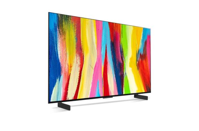 Телевизор LG OLED42C21LA, 42" UHD OLED evo, 3840 x 2160, DVB-C/T2/S2, Full Cinema Screnn, Alpha 9 Processor, 120Hz, ThinQ AI, HDR10 Pro, NVIDIA G-SYNC, AMD FreeSync, Dolby Vision, DOLBY ATMOS, Built-in Wi-Fi, Bluetooth, HDMI, USB, Airplay, Meteor Tit