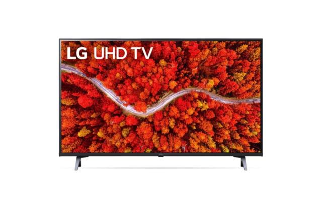 Телевизор LG 43UP80003LA, 43'' 4K IPS UltraHD TV 3840 x 2160, DVB-T2/C/S2, webOS Smart TV, ThinQ AI, Quad Core 4K, WiFi 802.11ac, HDR10, HLG, ALLM/HGiG,  AI Sound, Voice Controll, Wi-Di, Miracast / AirPlay 2,  HDMI, CI, LAN, USB, BT, 2 pole Stand, Da