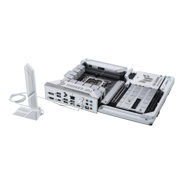 Дънна платка ASUS TUF GAMING Z790-BTF WIFI, LGA1700, DDR5, 4 x M.2 slots and 4 x SATA 6Gb/s, PCIe 5.0, Wi-Fi 7, HDMI, DP, ATX