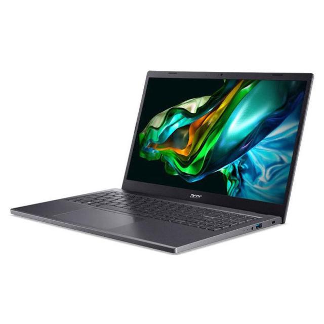 Лаптоп Acer Aspire 5 15 A515-58M-723D, 15.6'' (39.62 cm)  FHD IPS, Intel Core i7-1355U 10C (1.70 / 5.50 GHz, 12 MB cache), 16GB LPDDR5, 512GB NVMe SSD, Free DOS