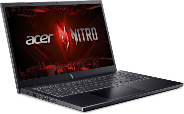 Лаптоп Acer Nitro V ANV15-51-5834, 15.6'' (39.62 cm) FHD IPS, Intel Core i5-13420H 8C (2.1/ 4.60 GHz, 12MB cache), NVIDIA RTX 2050 4GB GDDR6, 16GB DDR5, 1TB SSD, Free DOS