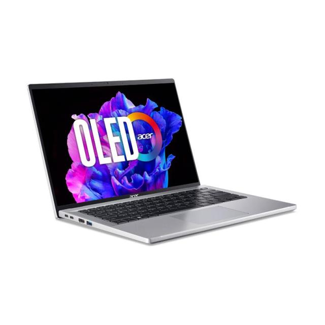 Лаптоп Acer SWIFT GO 14 SFG14-71-72TJ, 14.0" (35.56 cm) OLED, Intel Core i7-1355U 10C (1.70 / 5.50 GHz, 12 MB cache), 16GB LPDDR5, 1TB NVMe SSD,  Windows 11 Home