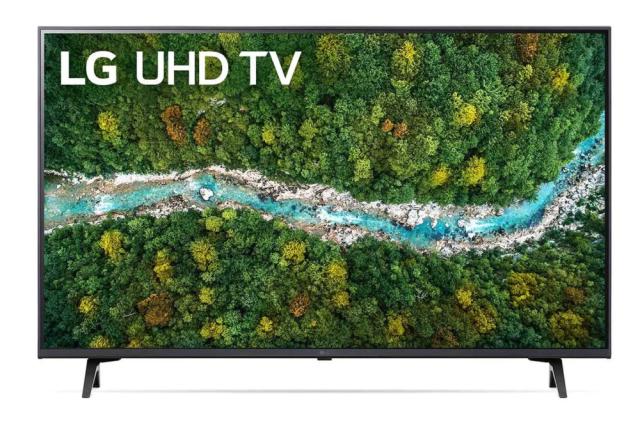Телевизор LG 43UP76703LB, 43" 4K UltraHD 3840 x 2160, DVB-T2/C/S2, webOS Smart TV, ThinQ AI, a5 AI Processor 4K, WiFi, HDR10 Pro, Filmmaker mode, HLG Pro, HGiG, AI ThinQ, Clear Voice, Wi-Di, Miracast/AirPlay,  HDMI, CI, LAN, USB, BT, Black