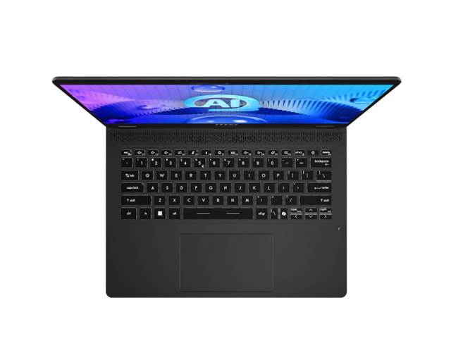 Лаптоп PRESTIGE 14 AI STUDIO, Intel Core Ultra 7 155H 16C (0.9/4.8GHz, 24M), 14.0" (35.56 cm) FHD+, 144hz, NVIDIA RTX 3050 6GB, 32 GB, (2 X 16 GB) DDR5, 1 TB SSD Gen4, Windows 11 Home