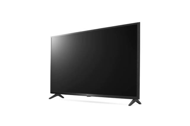 Телевизор LG 43UQ75003LF, 43" 4K IPS UltraHD TV 3840 x 2160, DVB-T2/C/S2, webOS Smart TV, ThinQ AI, Quad Core Processor 4K, WiFi 802.11ac, HDR10, HLG, AI Sound, Voice Controll, Miracast / AirPlay 2,  HDMI, CI, LAN, USB, Bluetooth, 2 pole Stand, Dark 