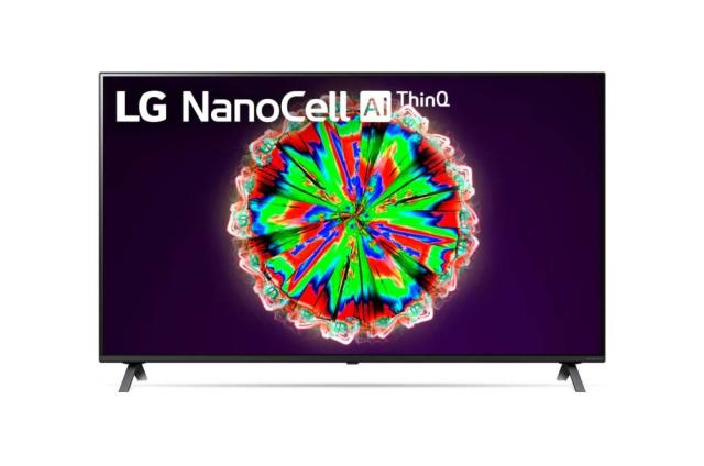 Телевизор LG 49NANO803NA, 49" 4K IPS HDR Smart Nano Cell TV, 3840x2160, 200Hz, DVB-T2/C/S2, Quad Core Processor 4K, Cinema HDR, webOS ThinQ, AI functions, FreeSync, WiFi 802.11.ac, Voice Controll, Bluetooth 5.0, Miracast / AirPlay 2, 2 pole stand