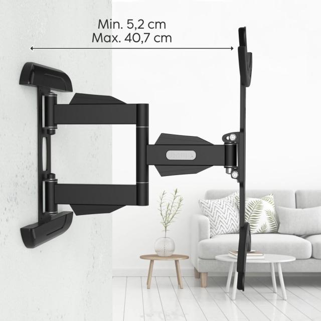 Стенна стойка за HAMA TV Fullmotion, 165 см, 32-65 ", 400х400