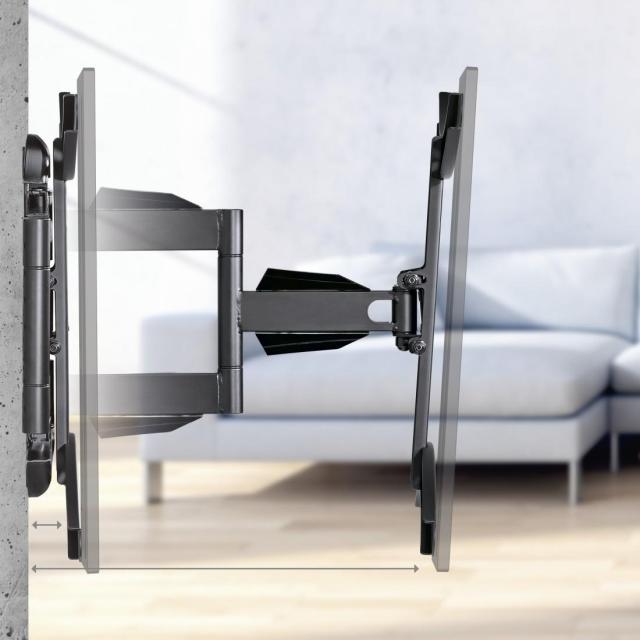 Стенна стойка за HAMA TV Fullmotion, 165 см, 32-65 ", 400х400