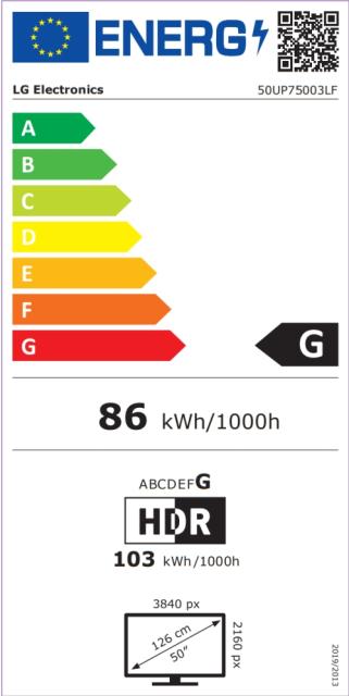 Телевизор LG 50UP75003LF, 50'' 4K IPS UltraHD TV 3840 x 2160, DVB-T2/C/S2, webOS Smart TV, ThinQ AI, Quad Core 4K, WiFi 802.11ac, HDR10, HLG, AI Sound, Voice Controll, Miracast / AirPlay 2,  HDMI, CI, LAN, USB, BT, 2 pole Stand, Dark Gray