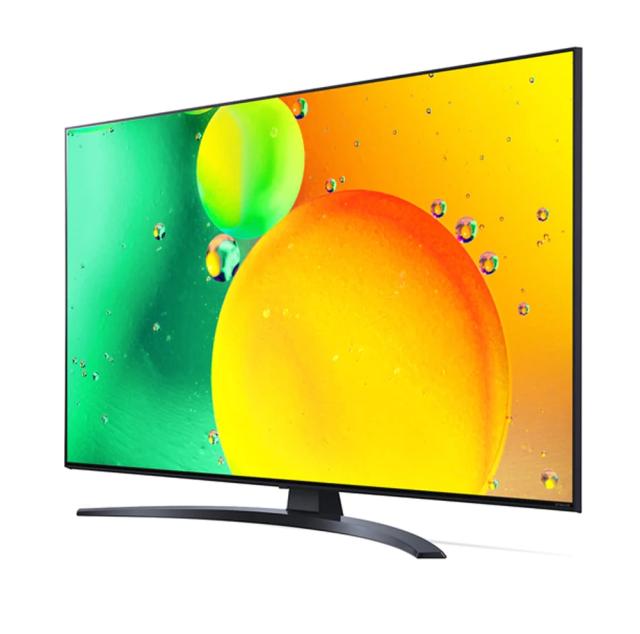 Телевизор LG 50NANO763QA, 50" Real 4K  HDR Smart Nano Cell TV, 3840x2160, DVB-T2/C/S2, Active HDR ,HDR 10 PRO, webOS Smart TV, ThinQ AI, a5 Gen5 AI-processor, WiFi, Clear Voice, Bluetooth, Miracast / AirPlay, Black
