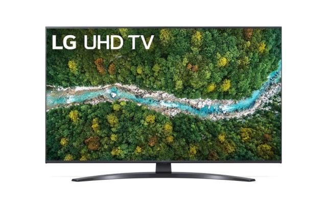 Телевизор LG 50UP78003LB, 50'' 4K IPS UltraHD TV 3840 x 2160, DVB-T2/C/S2, webOS Smart TV, ThinQ AI, Quad Core 4K, WiFi 802.11ac, HDR10, HLG,  ALLM/HGiG, AI Sound, Voice Controll, Wi-Di, Miracast / AirPlay 2,  HDMI, CI, LAN, USB, BT, Crescent Stand, 