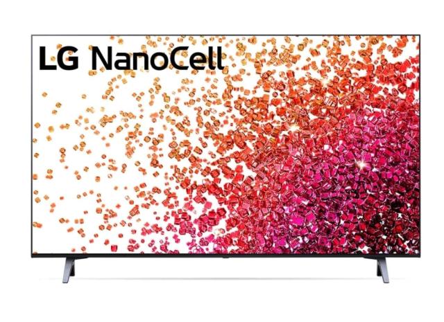 Телевизор LG 50NANO753PA, 50" 4K IPS HDR Smart Nano Cell TV, 3840x2160, DVB-T2/C/S2, Active HDR ,HDR 10 PRO, webOS Smart TV, ThinQ AI, WiFi, Clear Voice, Bluetooth, Miracast / AirPlay, Two Pole stand, Black