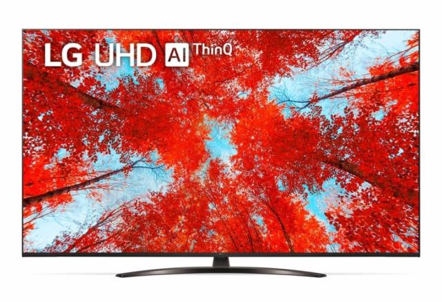 Телевизор LG 55UQ91003LA, 55" 4K UltraHD TV, 3840x2160, DVB-T2/C/S2, Alpha 5 Gen5 Processor, Cinema HDR, Dolby Vision IQ, Dolby Atmos, webOS ThinQ, AI functions, FreeSync, 2ch, WiFi 802.11.ac, Voice Controll, Bluetooth 5.0, Miracast / AirPlay 2, LAN,