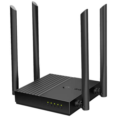 Рутер TP-Link Archer C64 AC1200, 2.4G/5GHz, 4x LAN 10/100/1000bps, 1x WAN 10/100/1000bps