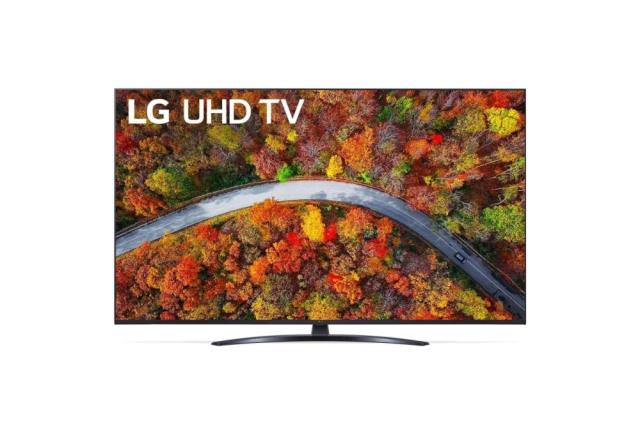 Телевизор LG 55UP81003LA, 55" 4K IPS UltraHD TV 3840 x 2160, DVB-T2/C/S2, webOS Smart TV, ThinQ AI, Quad Core Processor 4K, WiFi 802.11ac, HDR10 PRO 4K/2K, AI Sound, Voice Controll, Miracast / AirPlay 2,  HDMI, CI, LAN, USB, Bluetooth, Crescent Stand