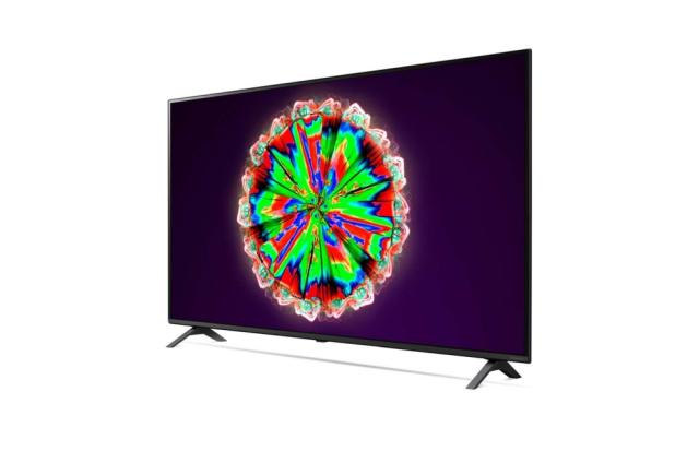 Телевизор LG 55NANO803NA, 55" 4K IPS HDR Smart Nano Cell TV, 3840x2160, 200Hz, DVB-T2/C/S2, Quad Core Processor 4K, Cinema HDR, webOS ThinQ, AI functions, FreeSync, WiFi 802.11.ac, Voice Controll, Bluetooth 5.0, Miracast / AirPlay 2, 2 pole stand