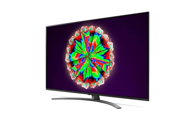 Телевизор LG 55NANO813NA, 55" 4K IPS HDR Smart Nano Cell TV, 3840x2160, 200Hz, DVB-T2/C/S2, Quad Core Processor 4K, Cinema HDR, webOS ThinQ, AI functions, FreeSync, WiFi 802.11.ac, Voice Controll, Bluetooth 5.0, Miracast / AirPlay 2, Crescent stand T
