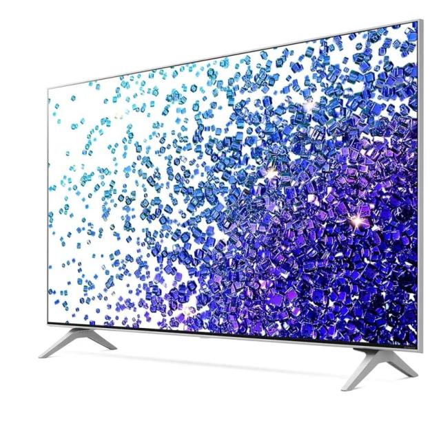Телевизор LG 55NANO773PA, 55" 4K IPS HDR Smart Nano Cell TV, 3840x2160, 200Hz, DVB-T2/C/S2, Active HDR ,HDR 10 PRO, webOS Smart TV, ThinQ AI, WiFi, Clear Voice, Bluetooth, Miracast / AirPlay, Two Pole stand, Silver