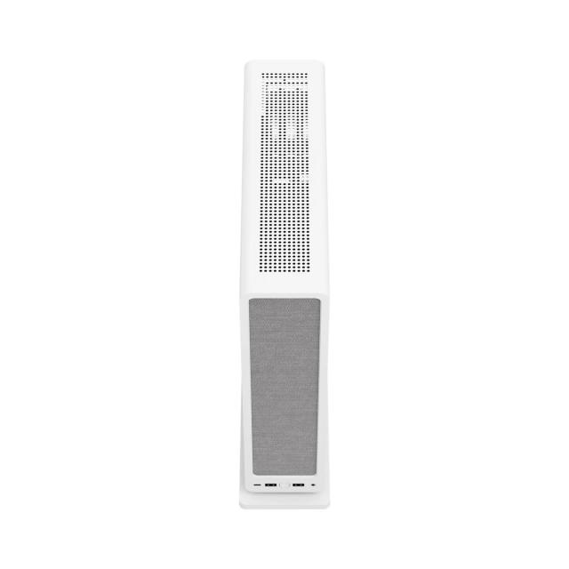 Кутия Fractal Design RIDGE WHITE MITX PCIE 4.0, 1x USB 3.1 Gen 2 Type-C, 2x USB 3.0, Mini ITX