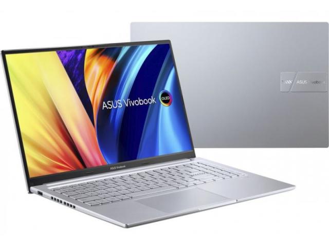 Лаптоп ASUS Vivobook 15 OLED X1505VA-MA437, 15.6" (39.62 см) Full HD OLED лъскав дисплей, Intel Core i7-13700H 14C (2.4/5.0GHz, 24M), Intel Iris Xe Graphics, 16GB DDR4, 512GB SSD, Free DOS