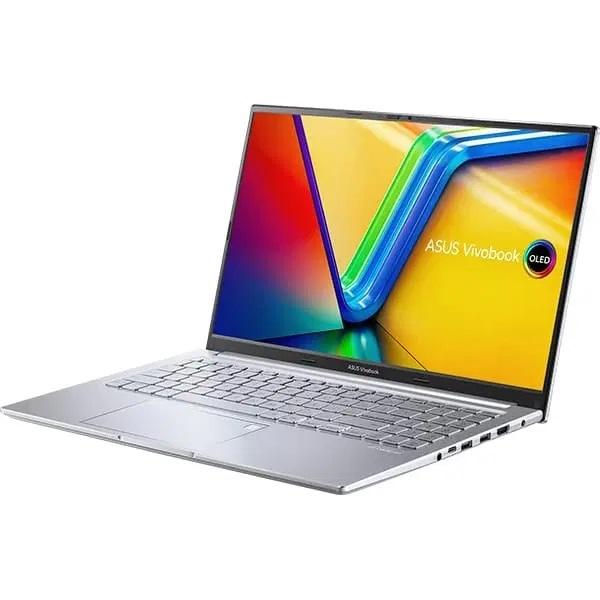 Лаптоп ASUS Vivobook 15 OLED X1505VA-MA437, 15.6" (39.62 см) Full HD OLED лъскав дисплей, Intel Core i7-13700H 14C (2.4/5.0GHz, 24M), Intel Iris Xe Graphics, 16GB DDR4, 512GB SSD, Free DOS