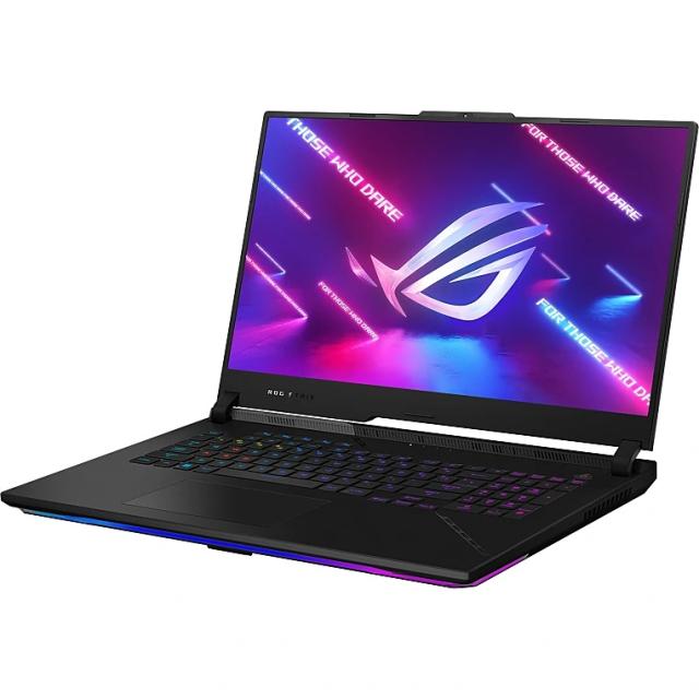 Лаптоп ASUS ROG Strix SCAR 17 X3D 2023 G733PZV-LL069W, 17.3" (43.94cm) WQHD Full HD IPS, 144Hz, AMD Ryzen 9 7945HX3D 16C (2.3/5.4GHz, 128M), NVIDIA RTX4080 12GB GDDR6 DLSS 3, 32GB DDR5, 1TB SSD, Windows 11 Home
