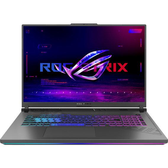 Лаптоп ASUS ROG Strix G18 2024 G814JIR-N6084, 18.0" (45.72 cm), WQXGA, IPS, 240Hz, Intel Core i9-14900HX 24C (2.2/5.8GHz, 36M), NVIDIA RTX 4070 8GB GDDR6 DLSS 3, 16GB DDR5, 1TB SSD, Free DOS