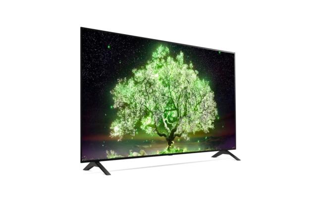 Телевизор LG OLED55A13LA, 55" UHD OLED, 3840 x 2160, DVB-C/T2/S2, Full Cinema Screen, 7 Gen4 Processor 4K, webOS 4.0 ThinQ AI, HDR10 Pro,  Dolby Vision, DOLBY ATMOS, Built-in Wi-Fi, Bluetooth, HDMI, USB, Airplay, Wi-Di, 2 pole stand