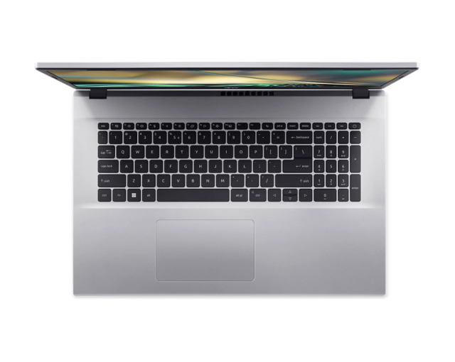Лаптоп ACER Aspire A317-54-36JN, 17.3" (43.94 cm) HD+/LCD, Intel Core i3-1215U 6C (1.2/4.4 GHz, 10 MB cache), 8GB DDR4,  SSD 512GB, Free DOS