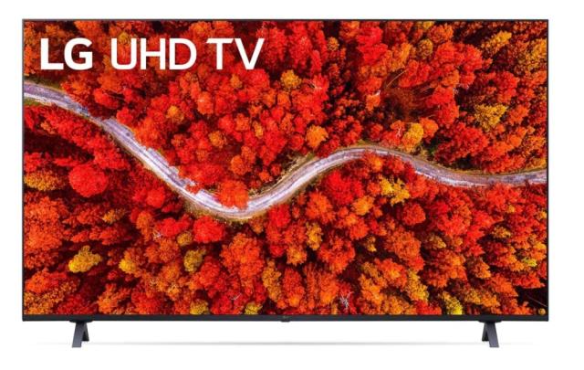 Телевизор LG 65UP80003LR, 65" 4K IPS UltraHD TV 3840 x 2160, DVB-T2/C/S2, webOS Smart TV, ThinQ AI, Quad Core Processor 4K, WiFi 802.11ac, HDR10, HLG,  ALLM / HGiG, AI Sound, Voice Controll, Wi-Di, Miracast / AirPlay 2,  HDMI, CI, LAN, USB, Bluetooth