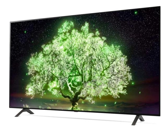 Телевизор LG OLED65A13LA, 65" UHD OLED, 3840 x 2160, DVB-C/T2/S2, Full Cinema Screen, a7 Gen4 Processor 4K, webOS 4.0 ThinQ AI, HDR10 Pro,  Dolby Vision, DOLBY ATMOS, Built-in Wi-Fi, Bluetooth, HDMI, USB, Airplay, Wi-Di, 2 pole stand