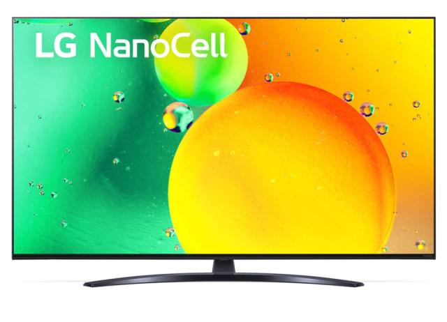 Телевизор LG 65NANO763QA, 65" 4K IPS HDR Smart Nano Cell TV, 3840x2160, Pure Colors, DVB-T2/C/S2, Active HDR ,HDR 10 PRO, webOS Smart TV, ThinQ AI, NVIDIA GeForce, HGiG, WiFi, Clear Voice Pro, Bluetooth 5.0, Miracast / AirPlay2, One Pole stand, Black