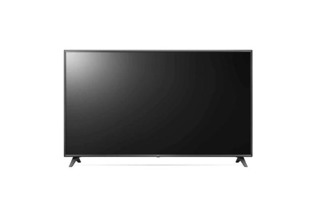Телевизор LG 75UP75003LC, 75" 4K IPS UltraHD TV 3840 x 2160, DVB-T2/C/S2, webOS Smart TV, ThinQ AI, Quad Core Processor 4K, WiFi 802.11ac, HDR10, HLG, AI Sound, Voice Controll, Miracast / AirPlay 2,  HDMI, CI, LAN, USB, Bluetooth, 2 pole Stand, Dark 