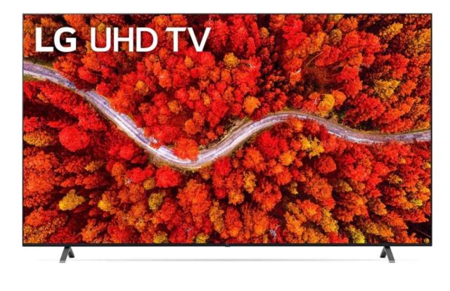 Телевизор LG 86UP80003LA, 86" 4K IPS UltraHD TV 3840 x 2160, DVB-T2/C/S2, webOS Smart TV, ThinQ AI, Quad Core 4K, WiFi 802.11ac, HDR10, HLG,  ALLM/HGiG, AI Sound, Voice Controll, Wi-Di, Miracast/AirPlay 2,  HDMI, CI, LAN, USB, BT, Crescent Stand, Dar