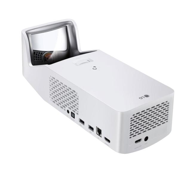 Мултимедиен проектор LG HF65LSR CineBeam,Full HD (1920 x 1080),LED portable,Brigthness 1000 lm,Contrast Ratio 150 000:1,HDMI, USB ,RJ45,Speakers 2 x 3W ,Horizontal/Vertical Keystone Correction,White