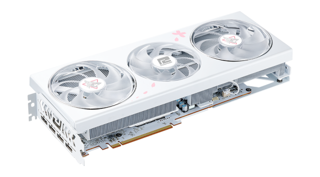Видео карта POWERCOLOR AMD RADEON RX 7800 XT Hellhound Sakura Limited Edition 16GB OC GDDR6, 256-bit, HDMI, 3x DP