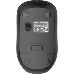Мишка RAPOO 1310, Wireless 2.4 Ghz, 1200 dpi, Черна