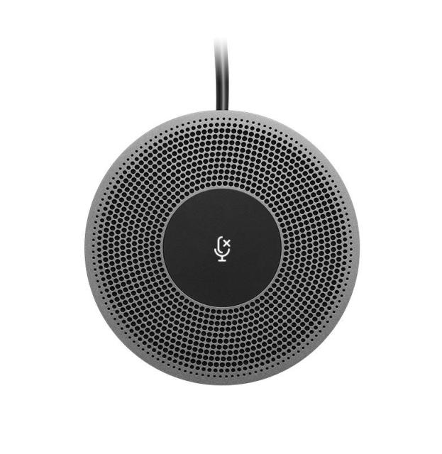 Микрофон Logitech MeetUp Expansion Mic, Mute Button, Black