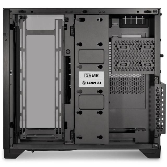 Кутия Lian Li O11 Vision Mid-Tower, Tempered Glass, 2 x USB 3.02, 1 x USB Type C, ATX, Черна