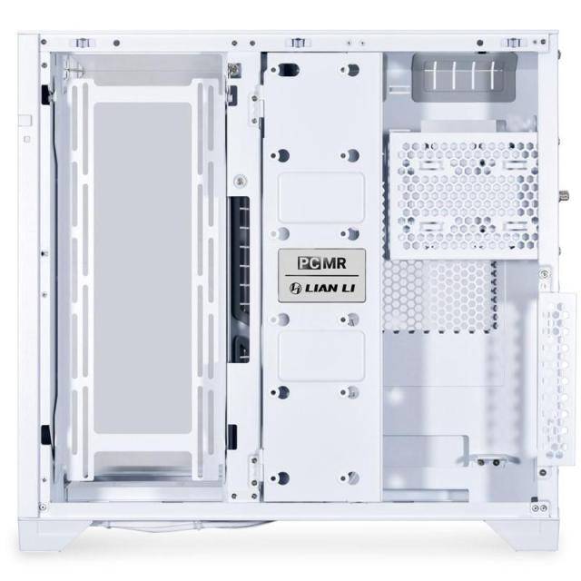 Кутия Lian Li O11 Vision Mid-Tower, Tempered Glass, 2 x USB 3.02, 1 x USB Type C, ATX, Бял
