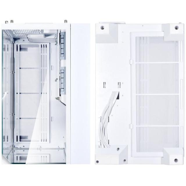 Кутия Lian Li O11 Vision Mid-Tower, Tempered Glass, 2 x USB 3.02, 1 x USB Type C, ATX, Бял