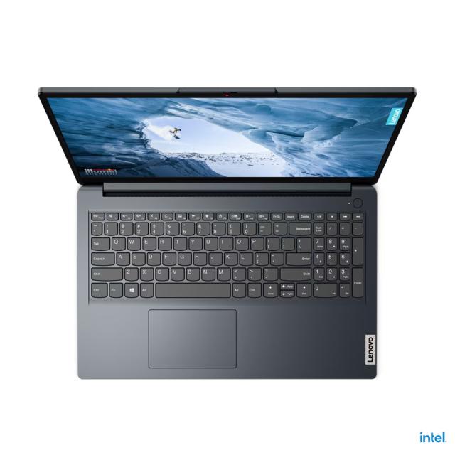 Лаптоп Lenovo IdeaPad 1 15IGL7, 15.6'' (39.62 cm), Full HD, TN Anti-glare, Intel Celeron N4020 2C (1.1/2.8GHz, 4MB Cache), Intel UHD Graphics 600, 8GB DDR4, 256GB SSD, Free DOS