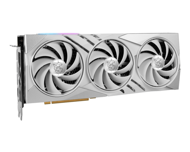 Видео карта MSI GeForce RTX 4070 Ti SUPER 16G GAMING X SLIM WHITE, 16GB GDDR6X, 256-bit, HDMI, 3x DP