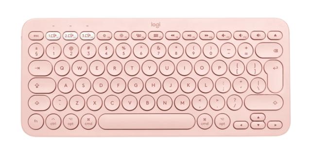 Клавиатура Logitech K380,  for Mac, Bluetooth, компактна, розова, US