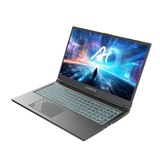 Лаптоп Gigabyte G5 MF5 H2EE354KD, Intel Core i7-13620H 10C (2.4/4.9GHz, 24MB Cache) 15.6" (39.62cm) Full HD 144Hz, NVIDIA GF RTX 4050 6GB, 16GB DDR5, 1TB SSD NVMe, 2x USB 3.2 Gen 2 Type-C, Free DOS